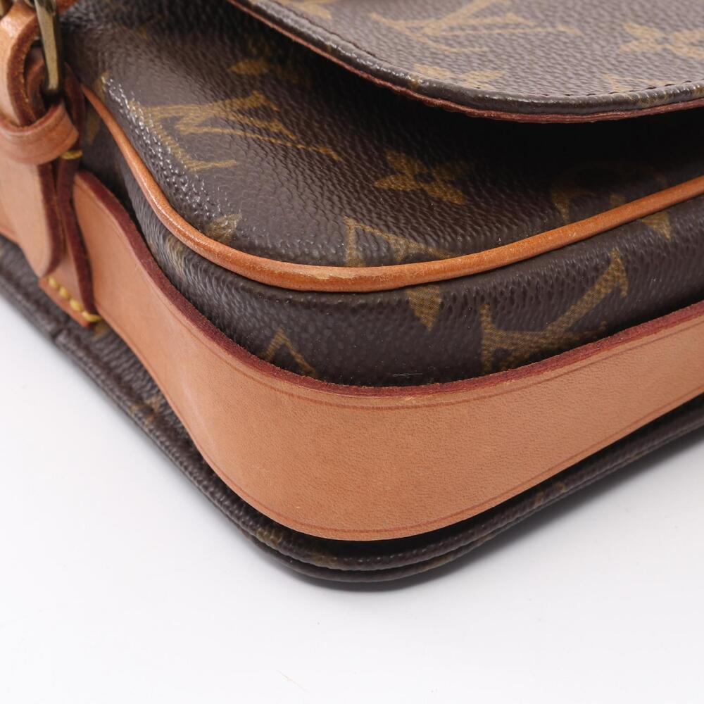 Louis Vuitton Cartouchiere Shoulder Bag Canvas Leather Monogram Brown - Picture 6 of 12